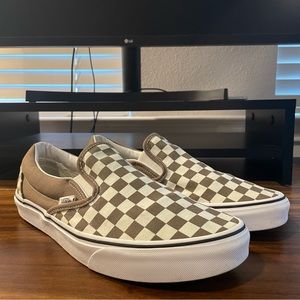 Vans Classic checkerboard slip on skate shoes size 11, LIKE NEW!